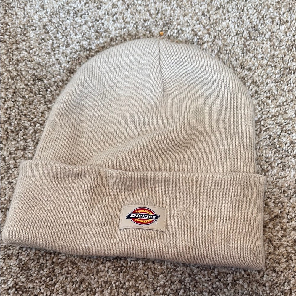 Dickies Light Tan Knit Beanie
